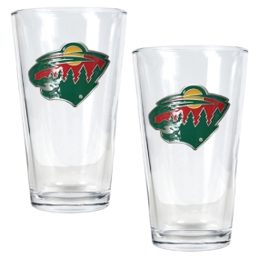 Minnesota Wild 2pc Pint Ale Glass Set