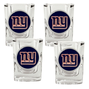 New York Giants 4pc Square Shot Glass Set