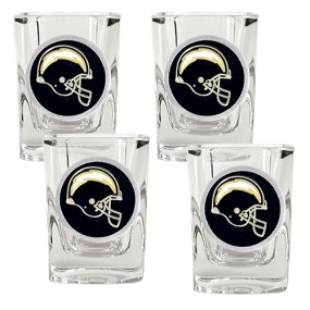 San Diego Chargers 4pc Square Shot Glass Set