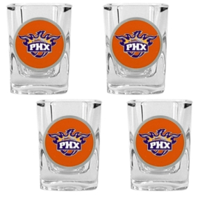 Phoenix Suns 4pc Square Shot Glass Set