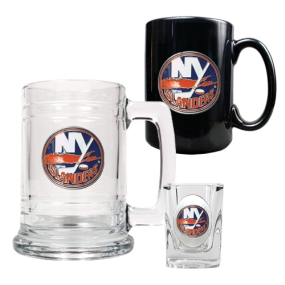 New York Islanders 15oz Tankard, 15oz Ceramic Mug & 2oz Shot Glass Set