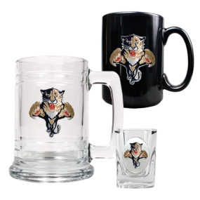 Florida Panthers 15oz Tankard, 15oz Ceramic Mug & 2oz Shot Glass Set