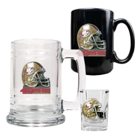 San Francisco 49ers 15oz Tankard, 15oz Ceramic Mug & 2oz Shot Glass Set