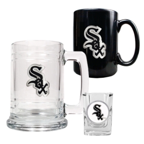 Chicago White Sox 15oz Tankard, 15oz Ceramic Mug & 2oz Shot Glass Set