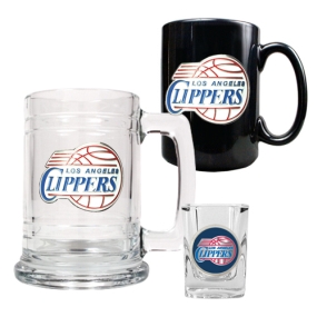 Los Angeles Clippers 15oz Tankard, 15oz Ceramic Mug & 2oz Shot Glass Set