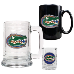 Florida Gators 15oz Tankard, 15oz Ceramic Mug & 2oz Shot Glass Set