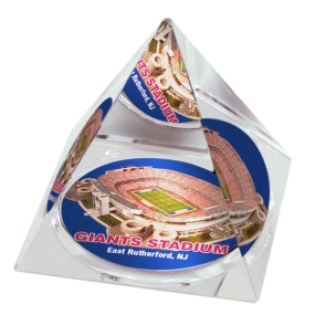 New York Giants Crystal Pyramid