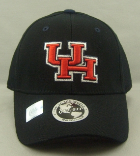 Houston Cougars Black One Fit Hat