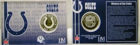 Indianapolis Colts Team History Coin Card