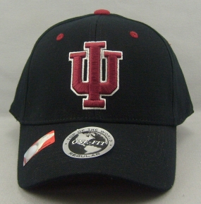 Indiana Hoosiers Black One Fit Hat