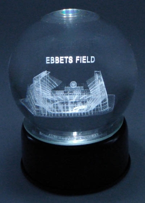 EBBETS FIELD ETCHED IN CRYSTAL