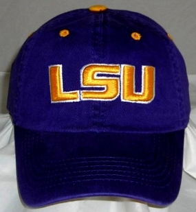 LSU Tigers Adjustable Crew Hat