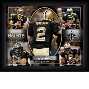New Orleans Saints Personalized Action Collage Print