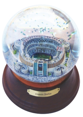 GIANTS STADIUM WITH JETS COLORS MUSICAL GLOBE