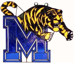 Memphis Tigers Suncatcher