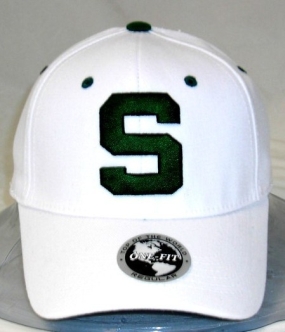 Michigan State Spartans White One Fit Hat