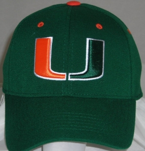 Miami Hurricanes Team Color One Fit Hat