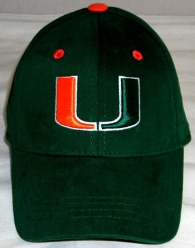 Miami Hurricanes Youth Team Color One Fit Hat