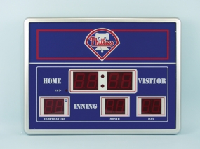 Philadelphia Phillies Scoreboard Clock