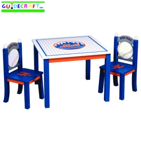 New York Mets Youth Table and Chairs