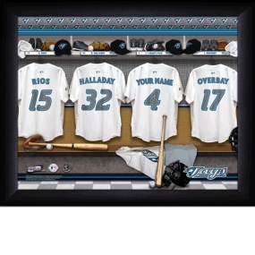 Toronto Blue Jays Personalized Locker Room Print