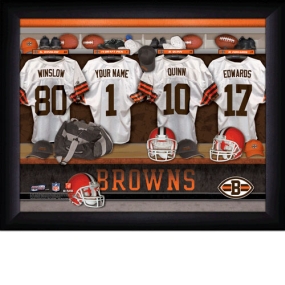 Cleveland Browns Personalized Locker Room Print