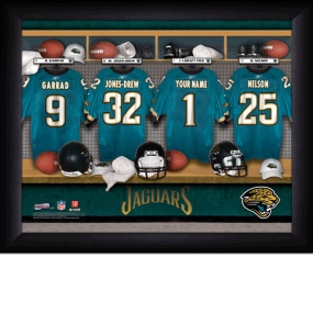 Jacksonville Jaguars Personalized Locker Room Print