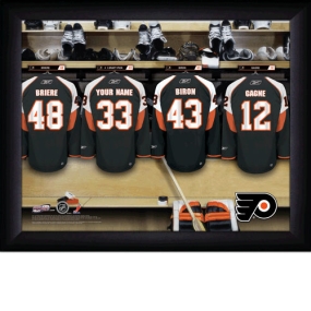 Philadelphia Flyers Personalized Locker Room Print
