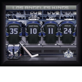 Los Angeles Kings Personalized Locker Room Print