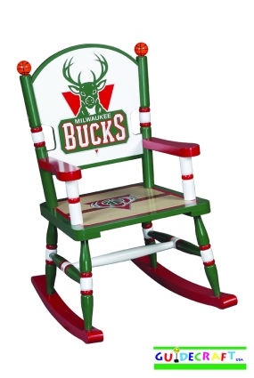 Milwaukee Bucks Kid's Rocking Chair