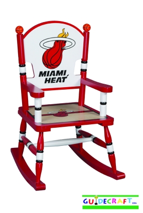 Miami Heat Kid's Rocking Chair