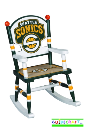 Seattle Sonics Kid's Rocking Chair