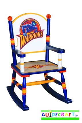 Golden State Warriors Kid's Rocking Chair