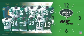 New York Jets Uniform History Clock