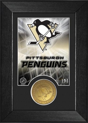 Pittsburgh Penguins Bronze Coin Team Mini Mint
