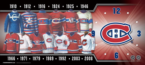 montreal canadiens jersey history