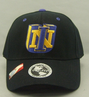 Northern Iowa Panthers Black One Fit Hat