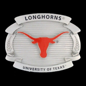 College Oversized Belt Buckle - Texas Longhorns