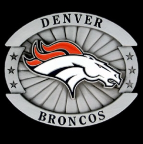 Oversized NFL Buckle - Oversized Buckle - Denver Broncos
