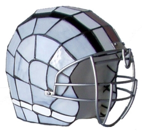 Ohio State Buckeyes Glass Helmet Lamp