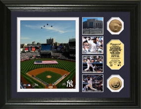 Yankee Stadium Inaugural Game Highlight 24KT Gold Coin Photo Mint