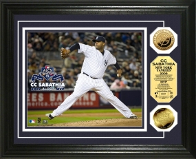 New York Yankees 2009 ALCS MVP 24KT Gold Coin Photo Mint
