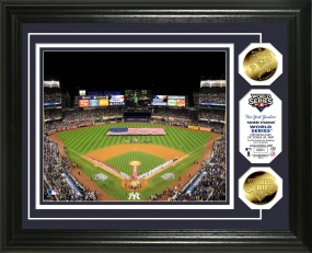 New York Yankees 2009 World Series Opening Ceremonies 24KT Gold Coin Photo Mint
