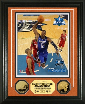 Dwight Howard NBA All Star Game 24KT Gold Coin Photo Mint