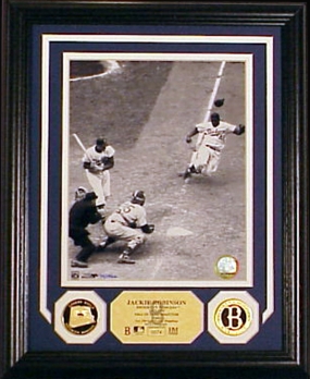 Jackie Robinson Legends Series "Stealing Home" Photomint