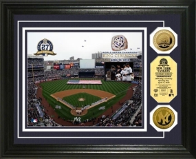 New York Yankees 2009 World Series Ring Ceremony 24KT Gold Coin Photo Mint