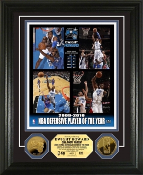 Dwight Howard Defensive Player of the Year 24KT Gold Coin Photo Mint