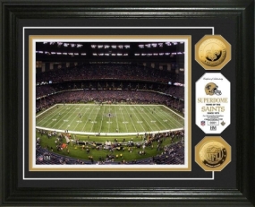 Superdome 24KT Gold Coin Photo Mint