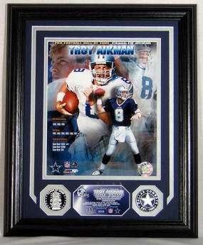 Troy Aikman Hall Of Fame Induction Photomint