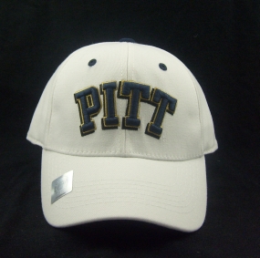 Pittsburgh Panthers White One Fit Hat